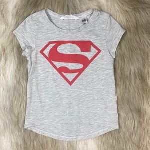 Size 2-4Y DC Superman Short Sleeve Crewneck T-Shirt